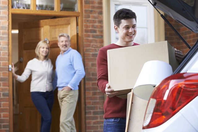 54904766 - adult son moving out of parent's home