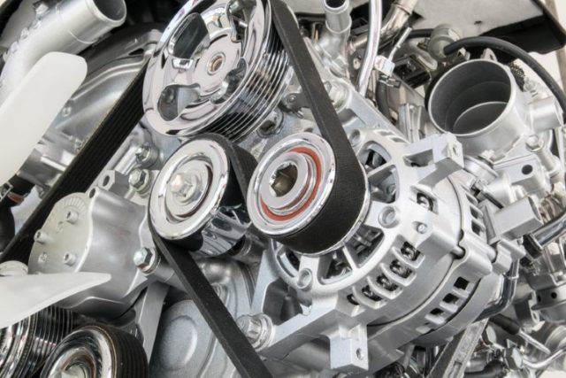 41155278 - car engine closeup part of car engine